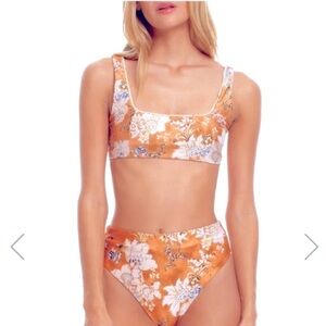 NWT agua bendita swim colleen bronzo